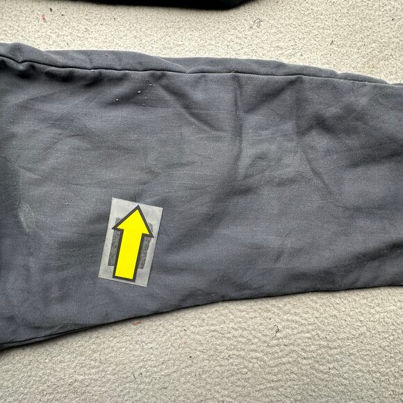 Vintage Madewell Mechanic Workwear Quilt Lined Coverall 36-38 x30 Large Gray Red - Picture 11 of 16